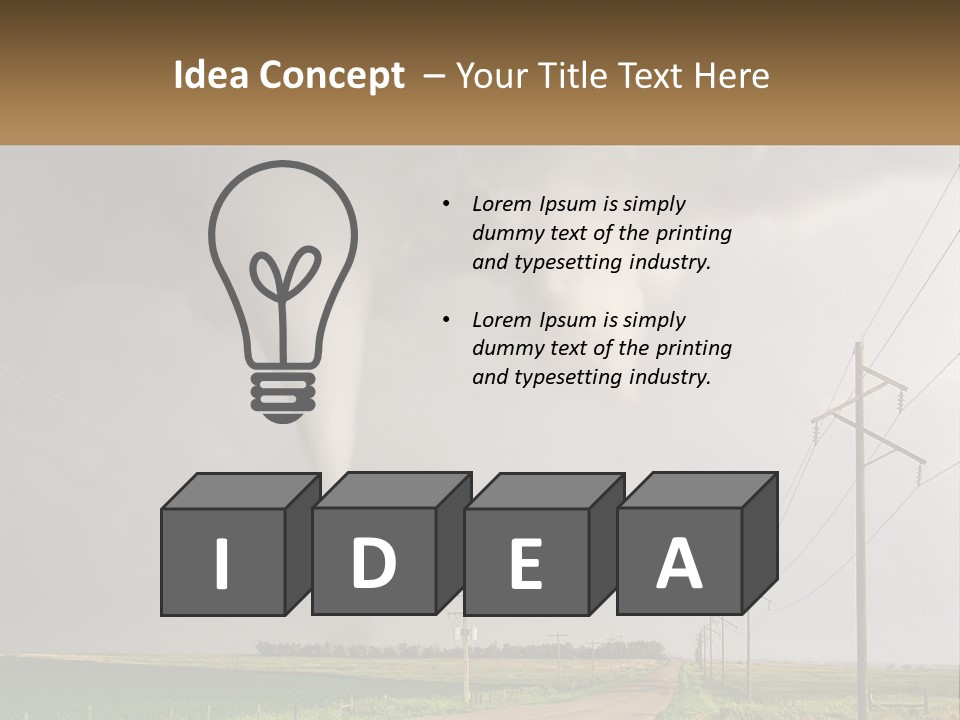 Ownership Residential Leaf PowerPoint Template