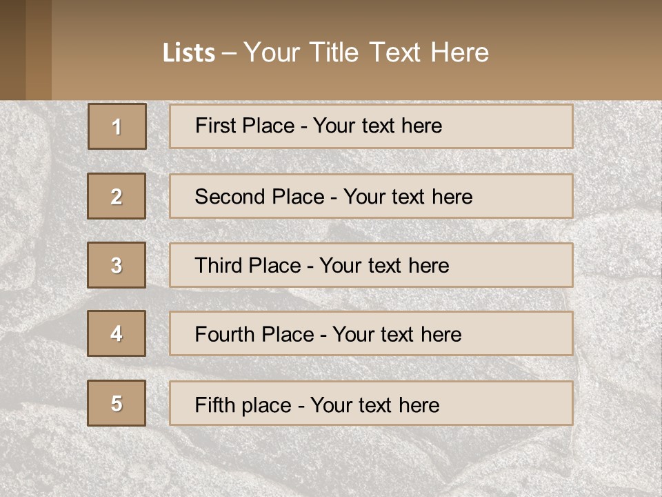 Estate Model Small PowerPoint Template