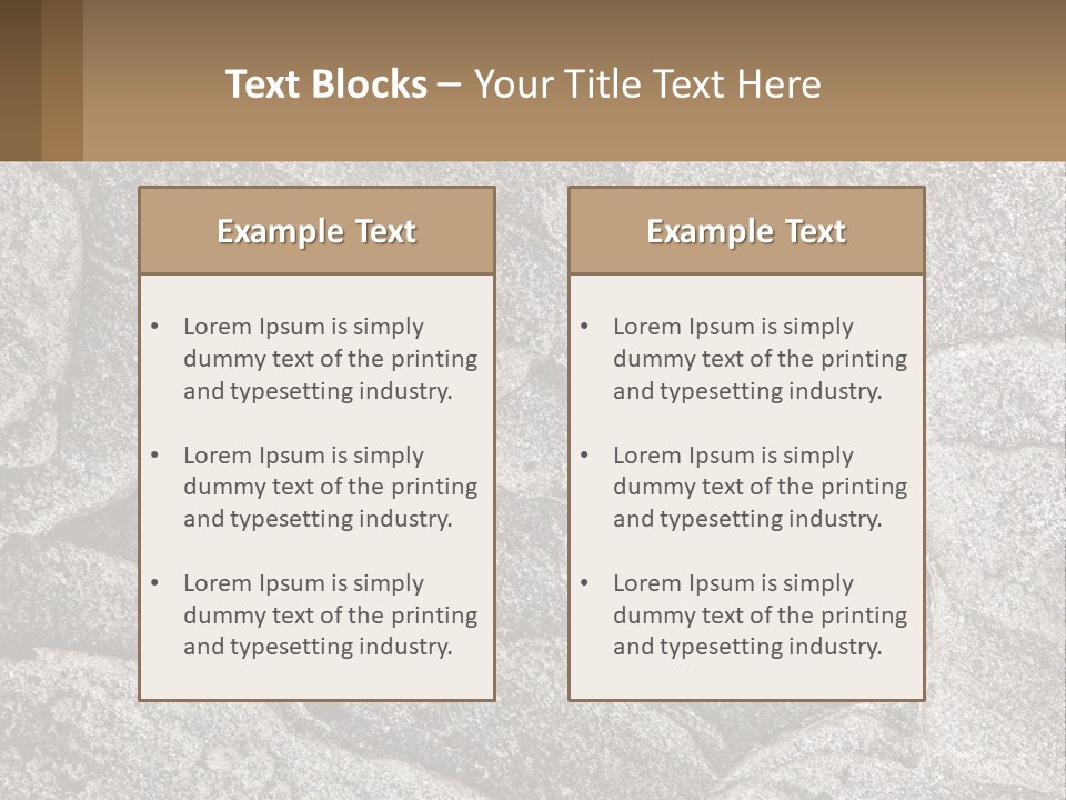 Estate Model Small PowerPoint Template