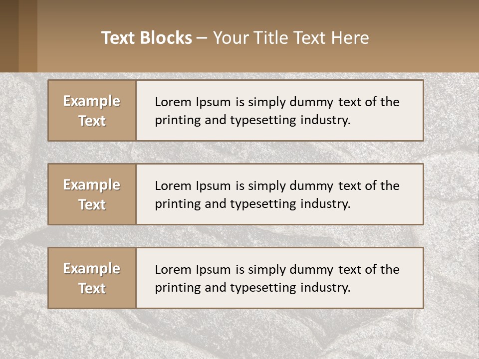 Estate Model Small PowerPoint Template