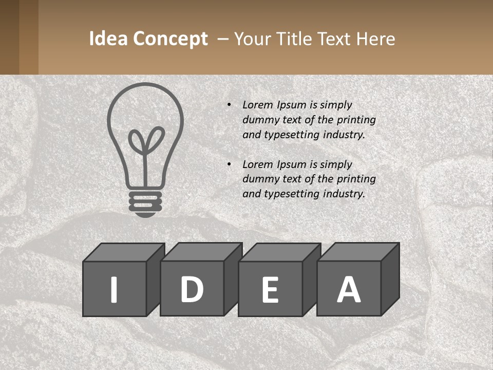 Estate Model Small PowerPoint Template