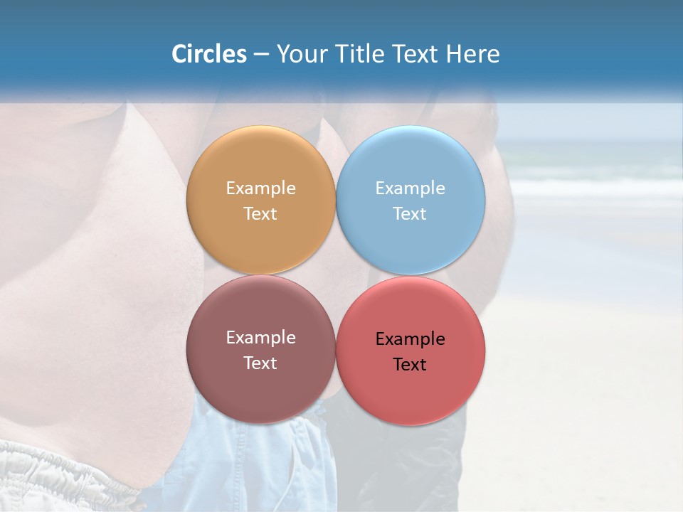 Model Blue Sky Loan PowerPoint Template