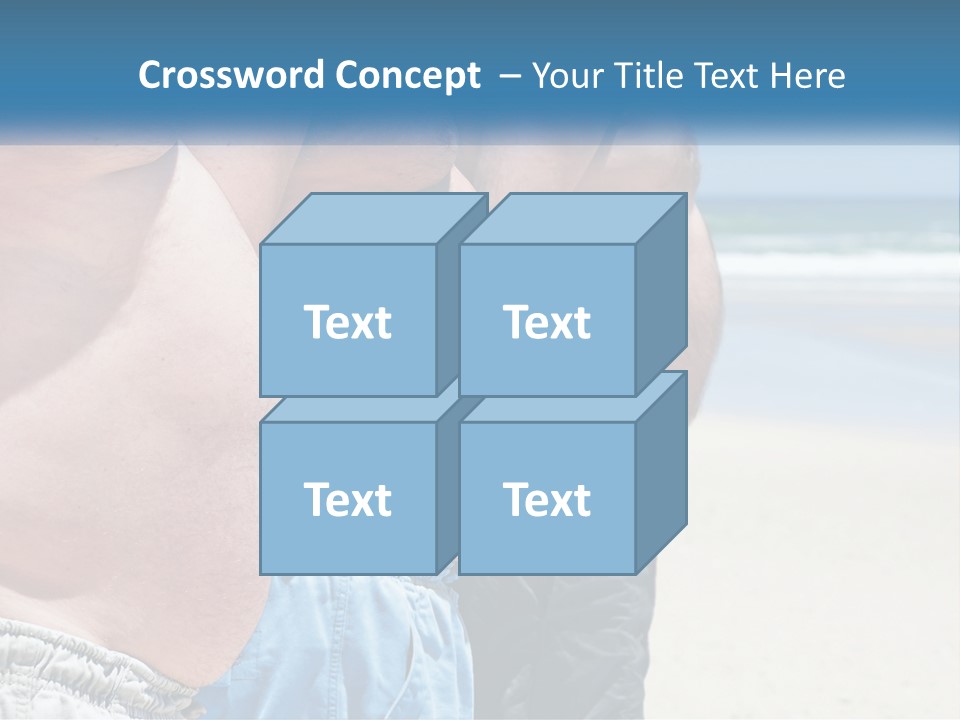 Model Blue Sky Loan PowerPoint Template