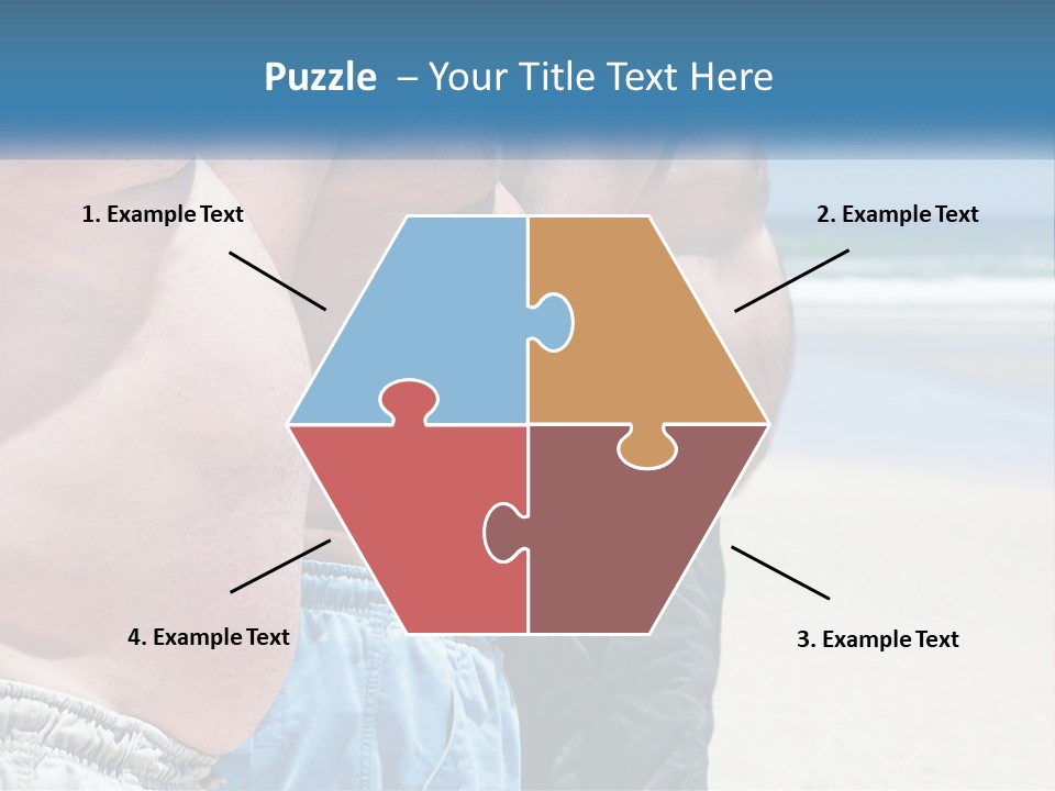 Model Blue Sky Loan PowerPoint Template