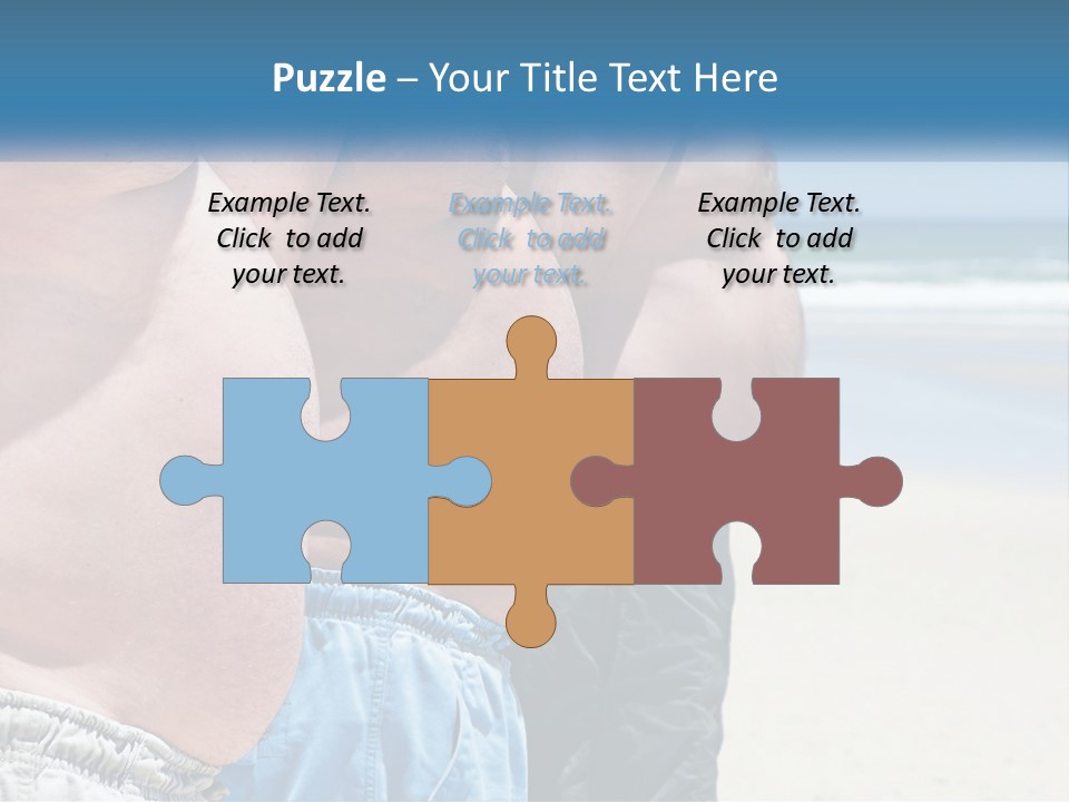 Model Blue Sky Loan PowerPoint Template