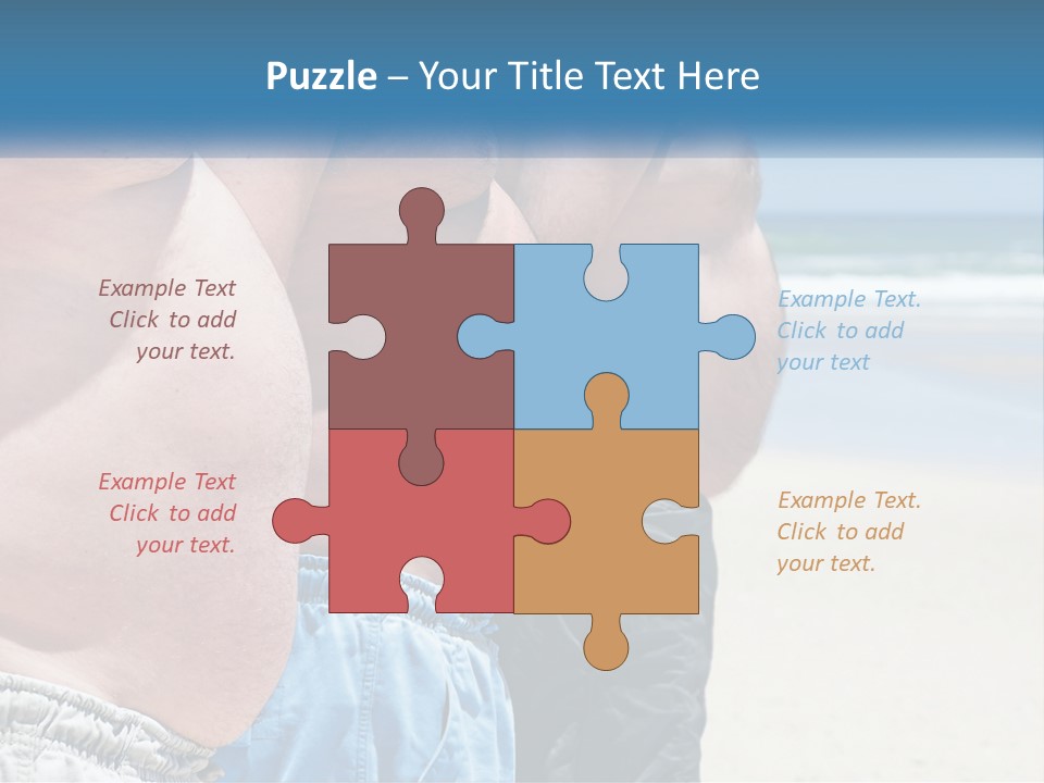 Model Blue Sky Loan PowerPoint Template