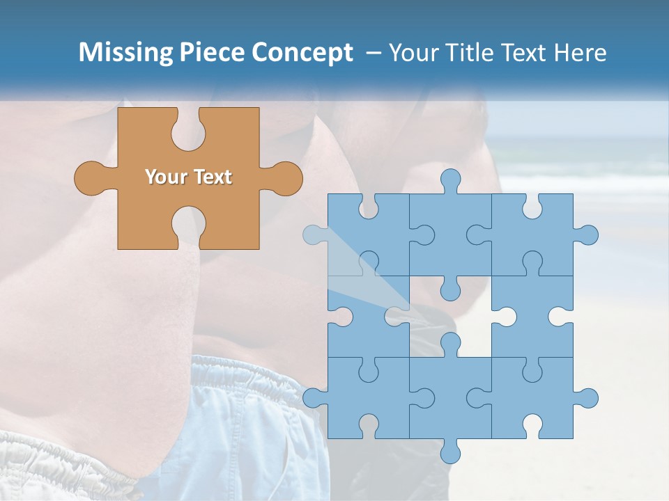 Model Blue Sky Loan PowerPoint Template