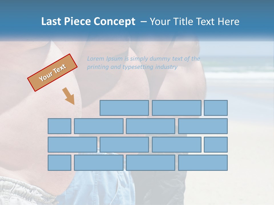 Model Blue Sky Loan PowerPoint Template