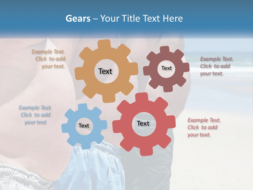 Model Blue Sky Loan PowerPoint Template