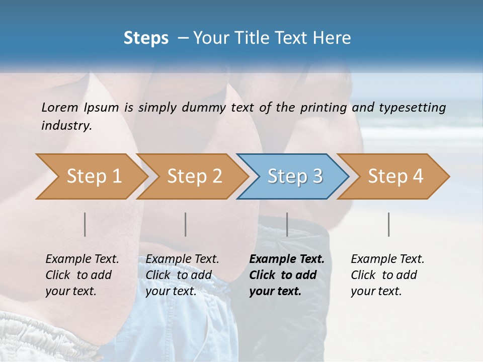 Model Blue Sky Loan PowerPoint Template