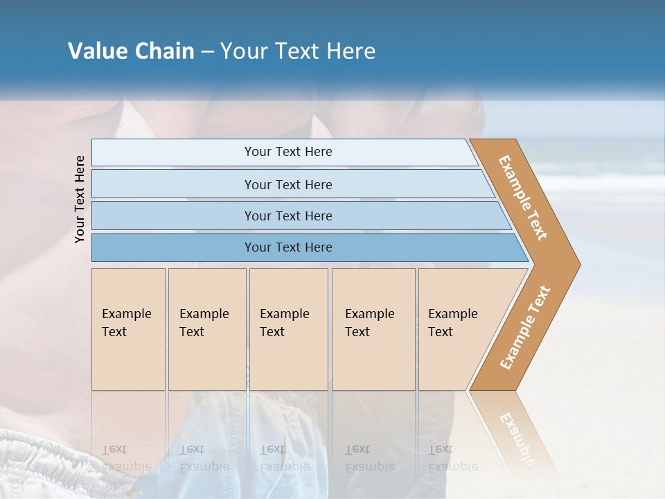 Model Blue Sky Loan PowerPoint Template