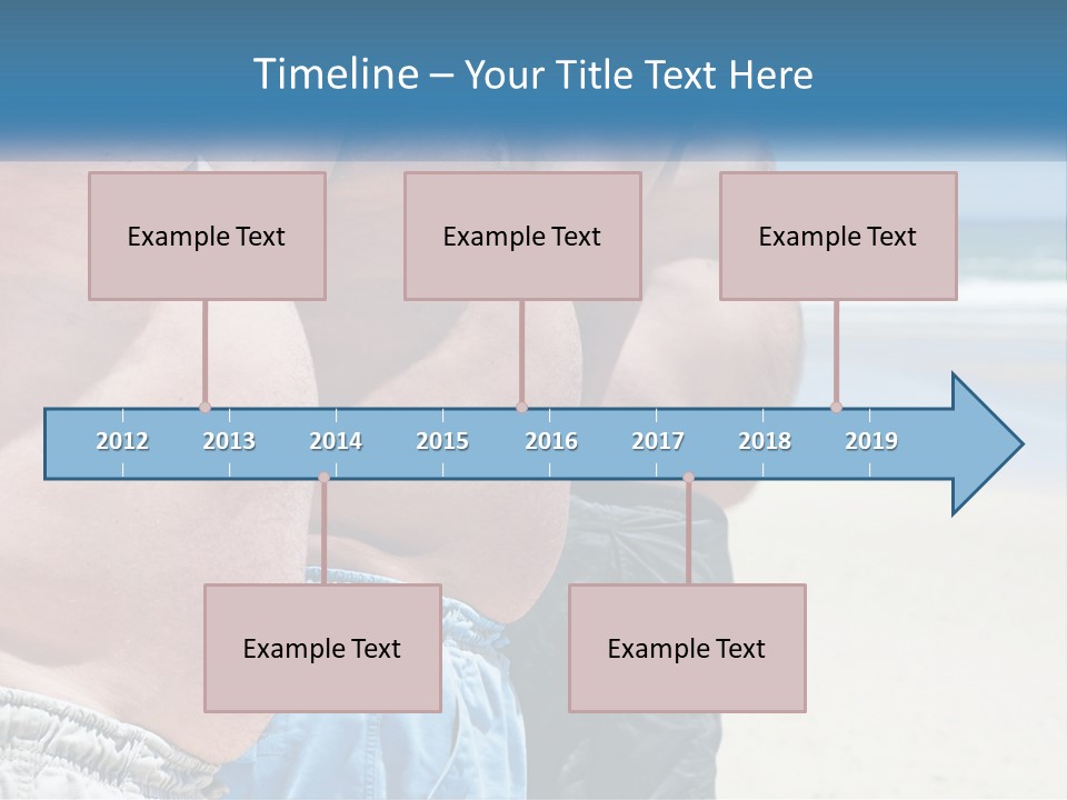 Model Blue Sky Loan PowerPoint Template