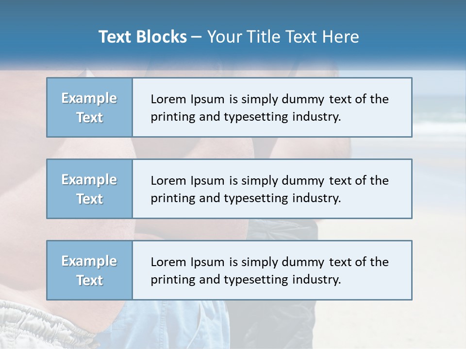 Model Blue Sky Loan PowerPoint Template
