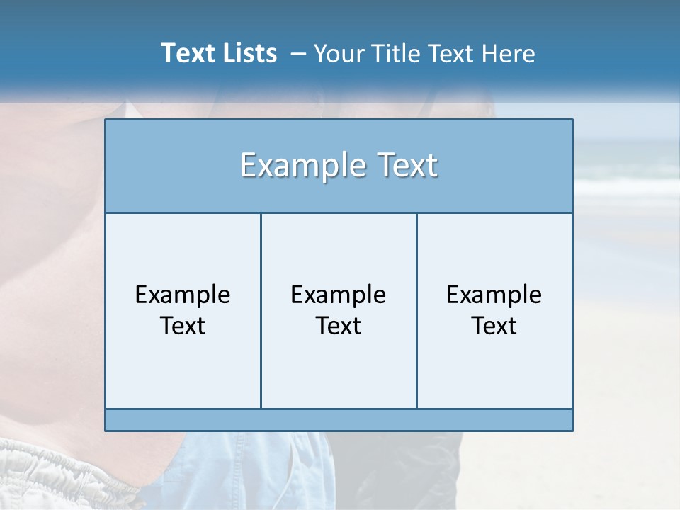 Model Blue Sky Loan PowerPoint Template