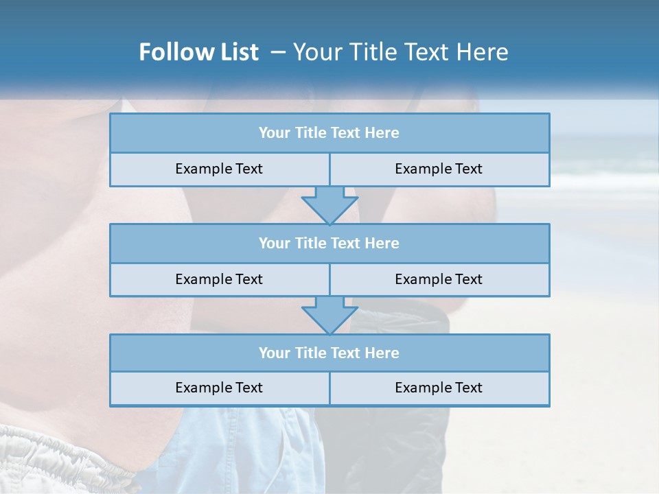Model Blue Sky Loan PowerPoint Template