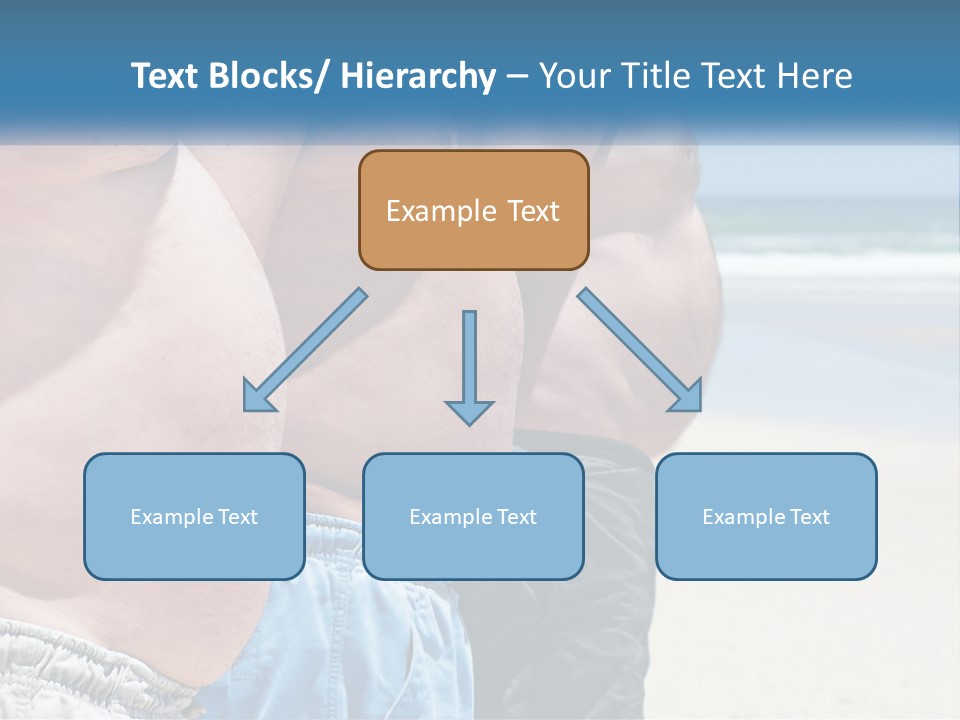 Model Blue Sky Loan PowerPoint Template