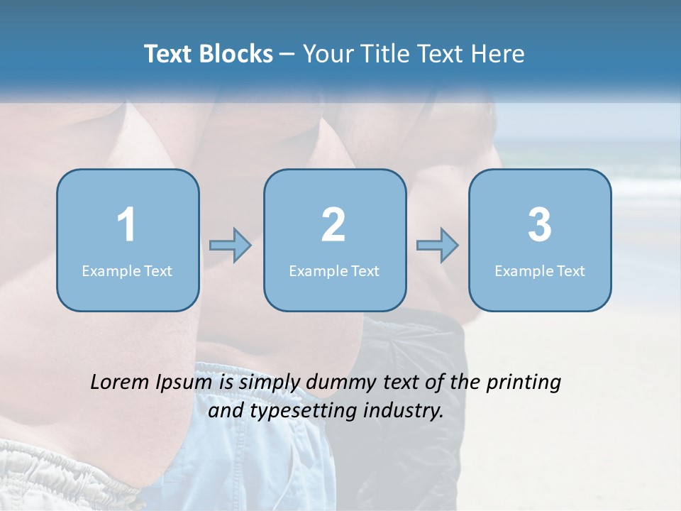 Model Blue Sky Loan PowerPoint Template