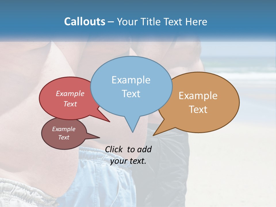 Model Blue Sky Loan PowerPoint Template