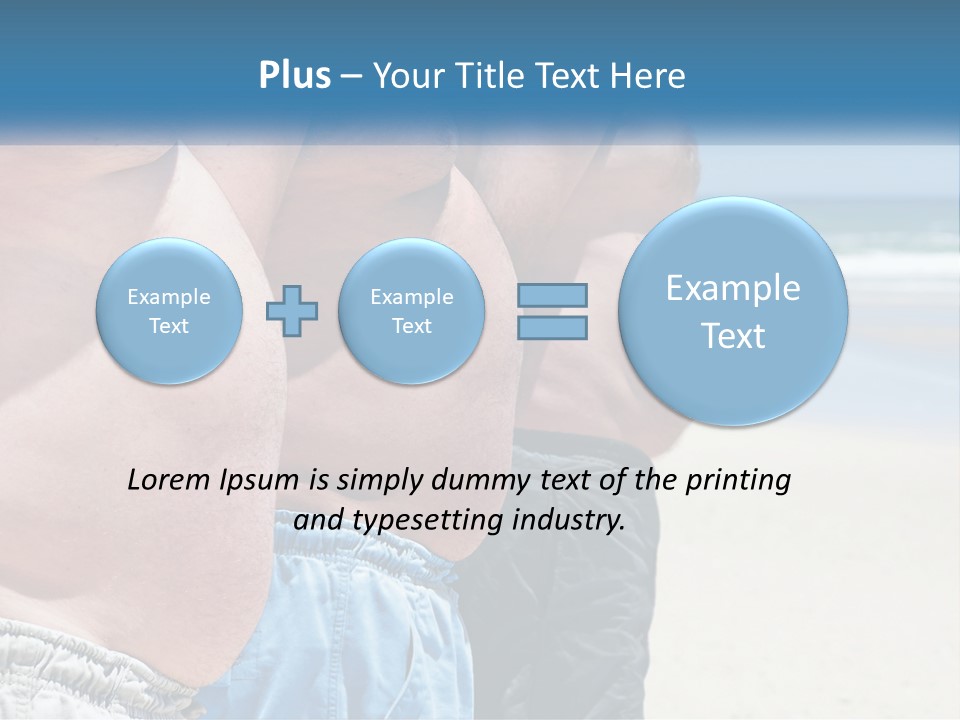 Model Blue Sky Loan PowerPoint Template