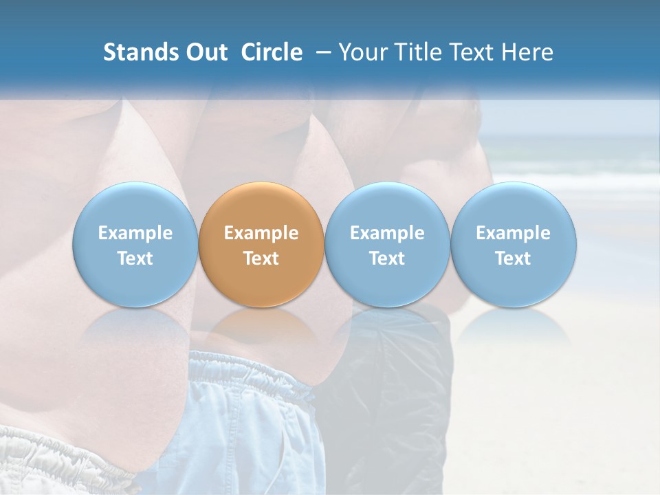 Model Blue Sky Loan PowerPoint Template