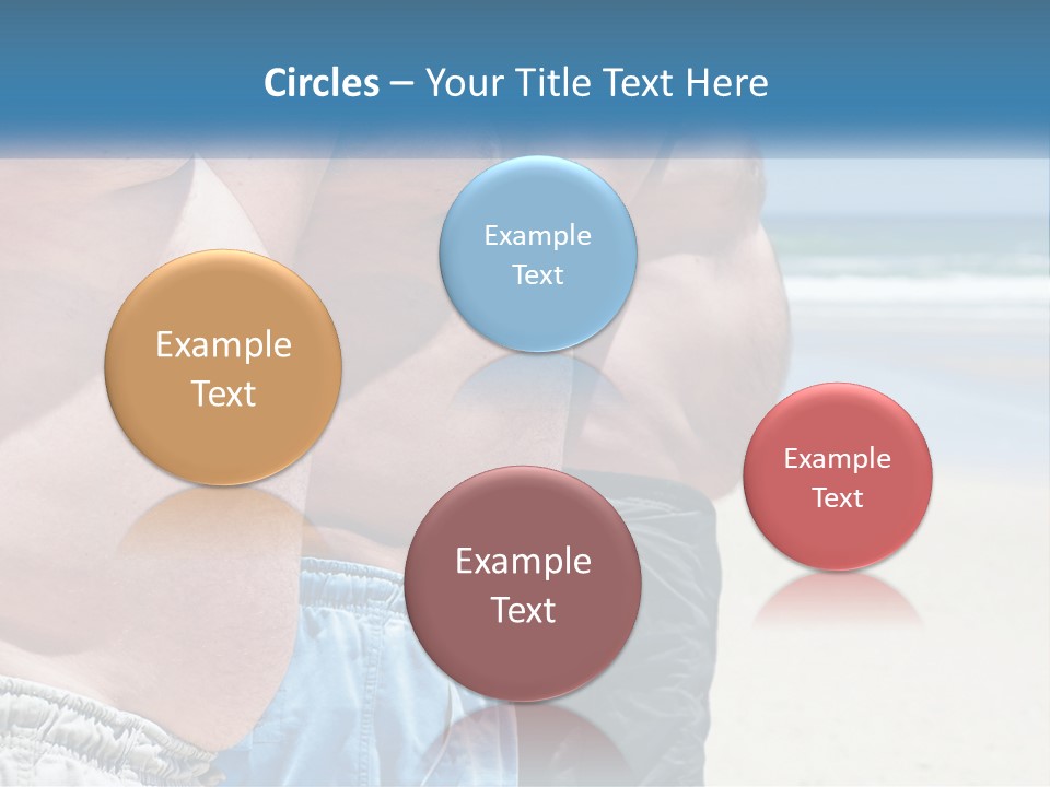 Model Blue Sky Loan PowerPoint Template