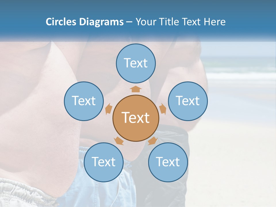 Model Blue Sky Loan PowerPoint Template