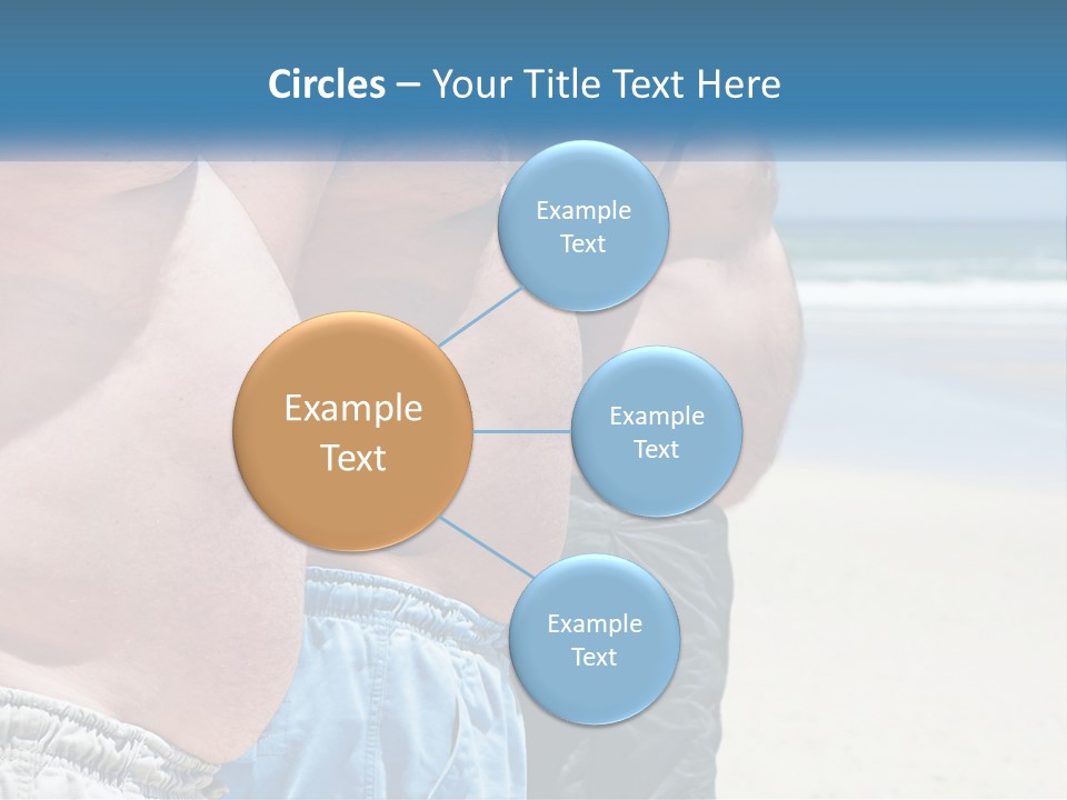 Model Blue Sky Loan PowerPoint Template