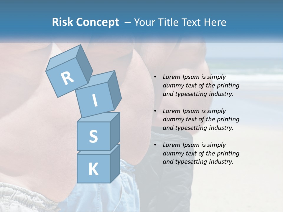 Model Blue Sky Loan PowerPoint Template