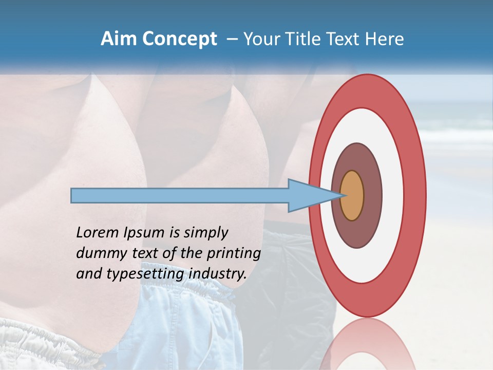 Model Blue Sky Loan PowerPoint Template