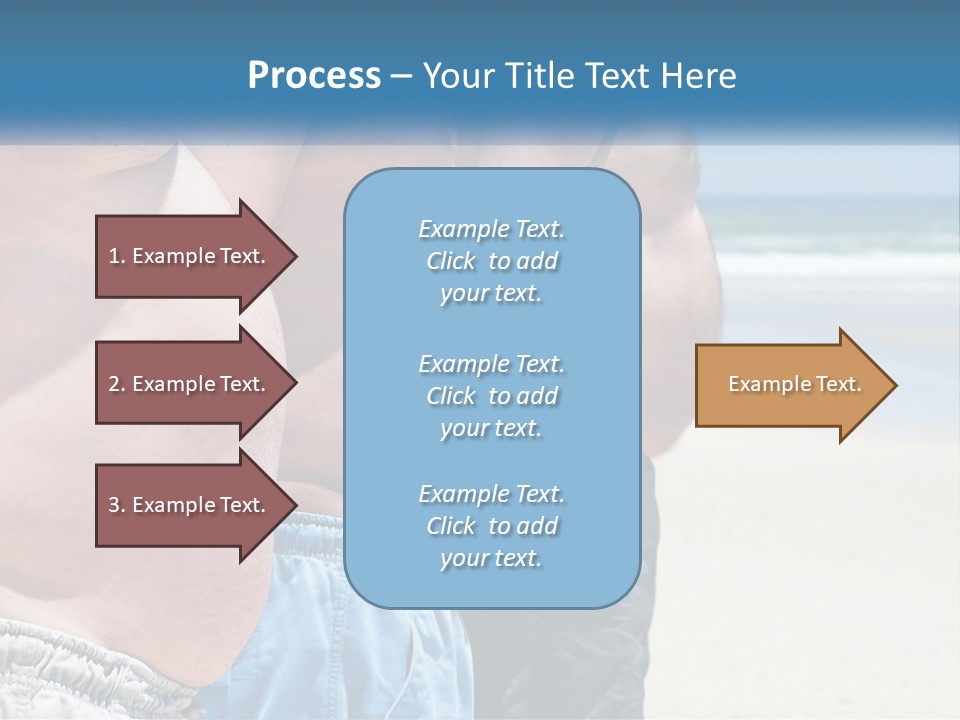 Model Blue Sky Loan PowerPoint Template