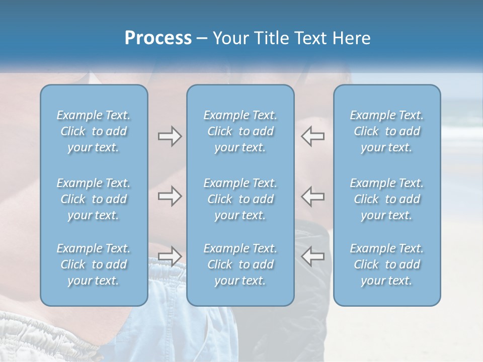 Model Blue Sky Loan PowerPoint Template