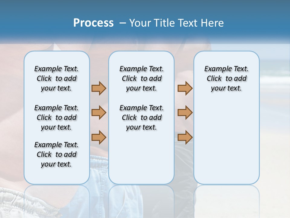 Model Blue Sky Loan PowerPoint Template