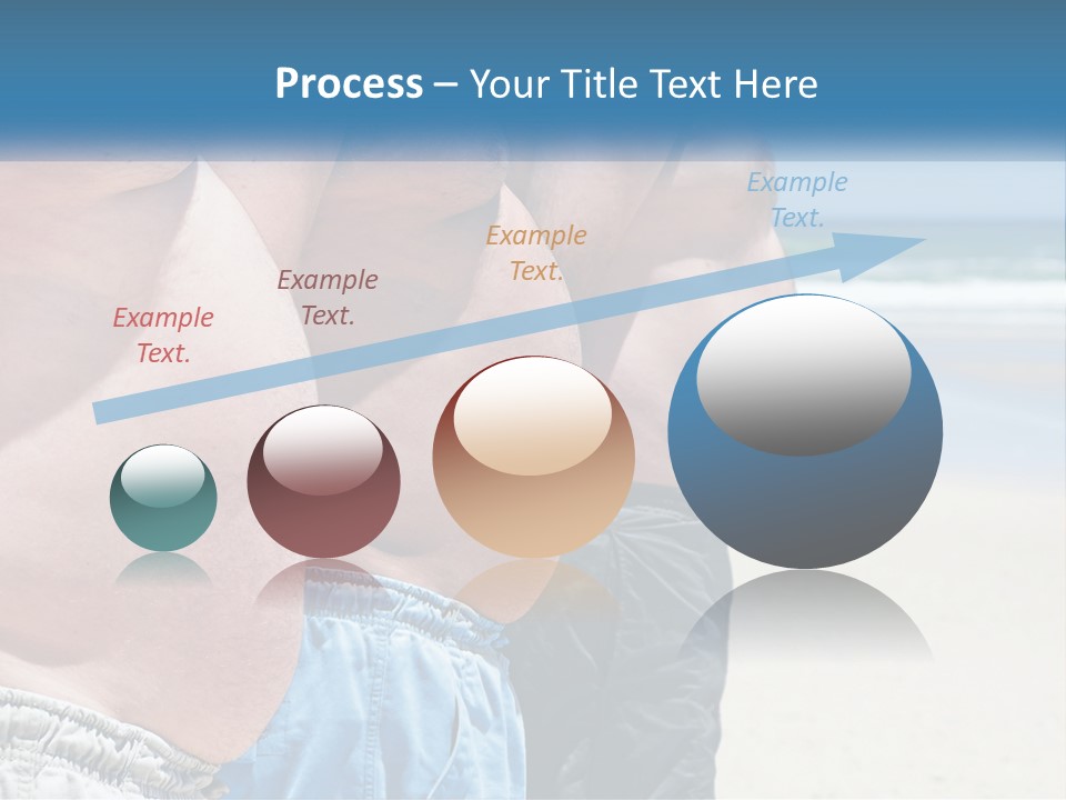 Model Blue Sky Loan PowerPoint Template