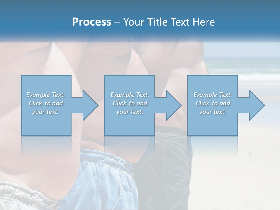 Model Blue Sky Loan PowerPoint Template