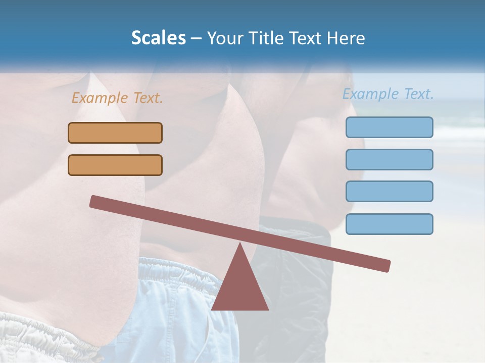 Model Blue Sky Loan PowerPoint Template