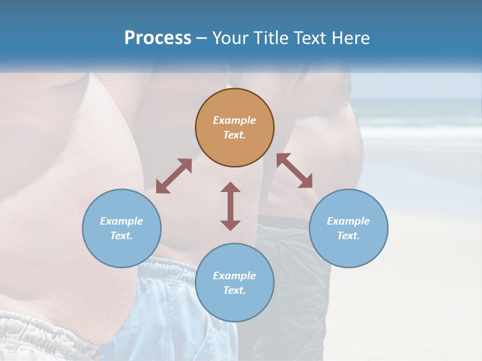 Model Blue Sky Loan PowerPoint Template