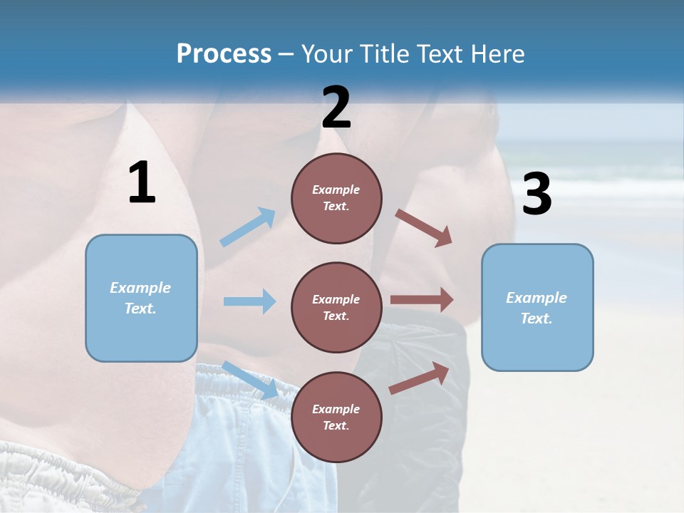 Model Blue Sky Loan PowerPoint Template