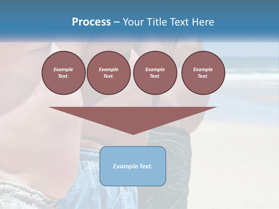 Model Blue Sky Loan PowerPoint Template
