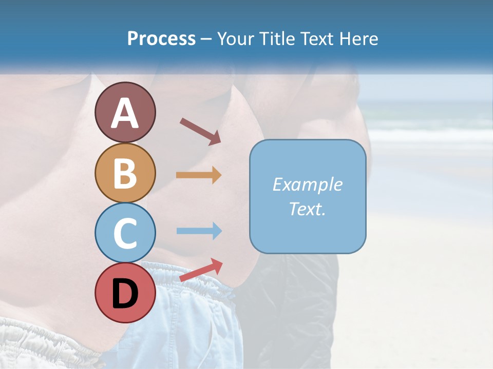 Model Blue Sky Loan PowerPoint Template