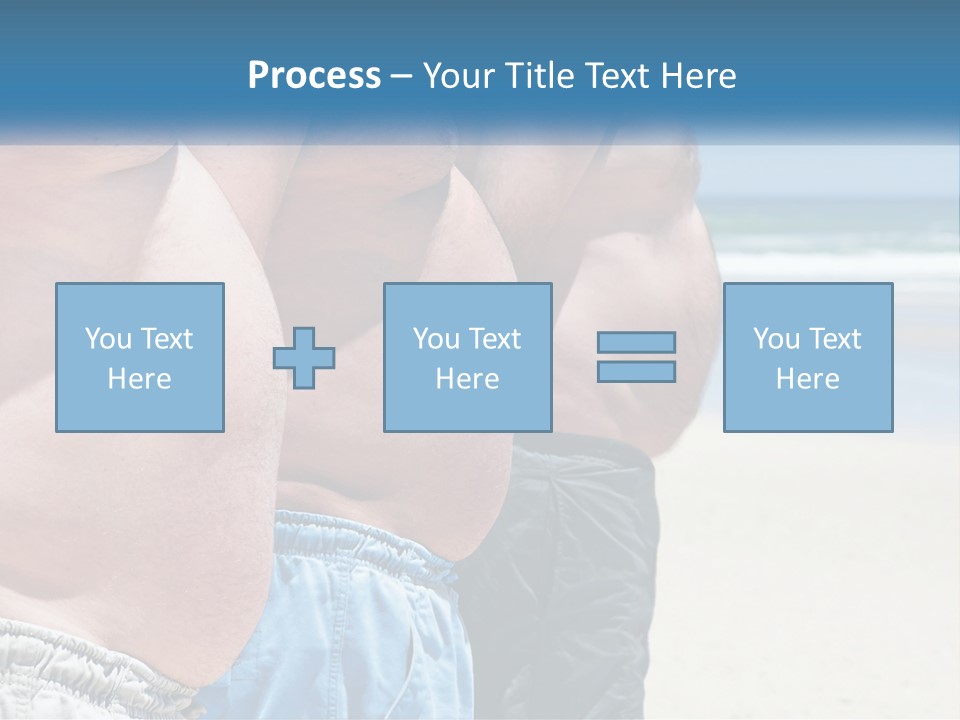 Model Blue Sky Loan PowerPoint Template