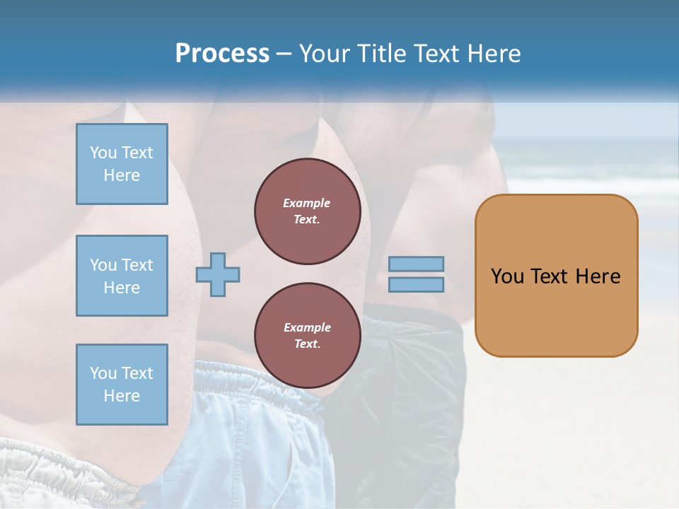 Model Blue Sky Loan PowerPoint Template