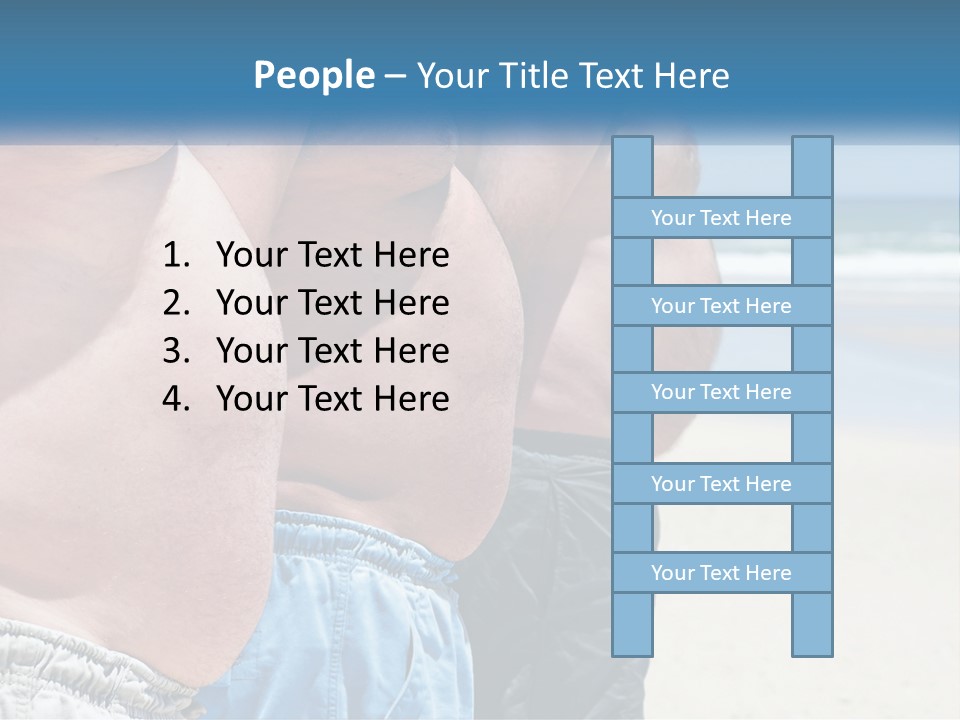 Model Blue Sky Loan PowerPoint Template