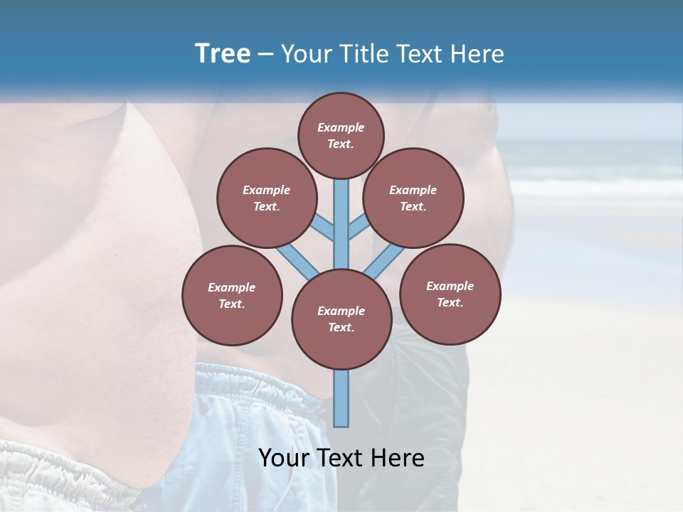 Model Blue Sky Loan PowerPoint Template