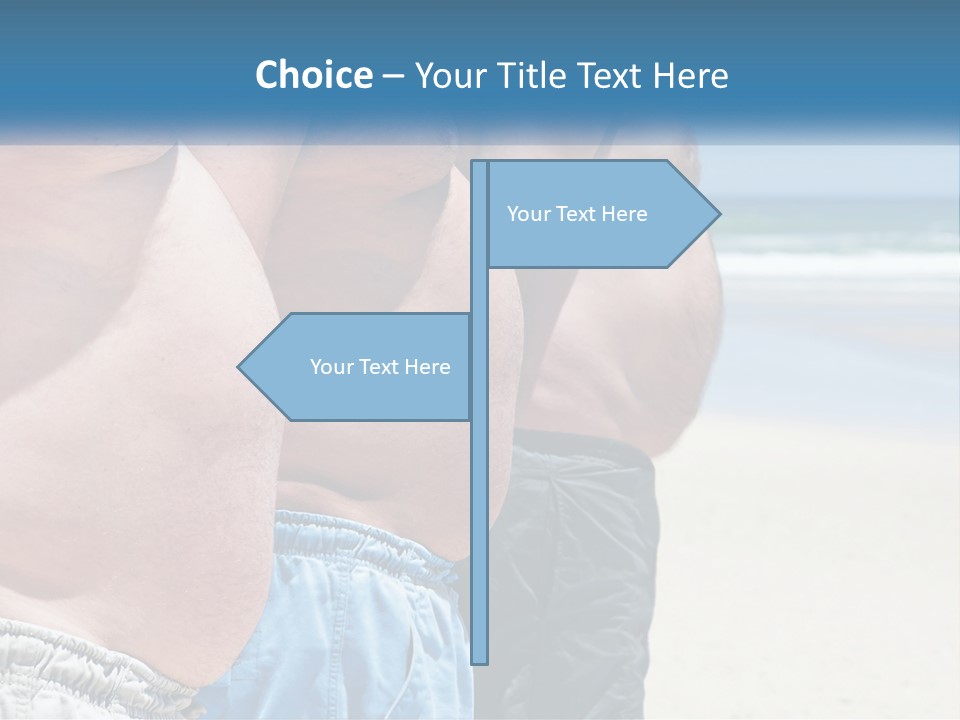 Model Blue Sky Loan PowerPoint Template