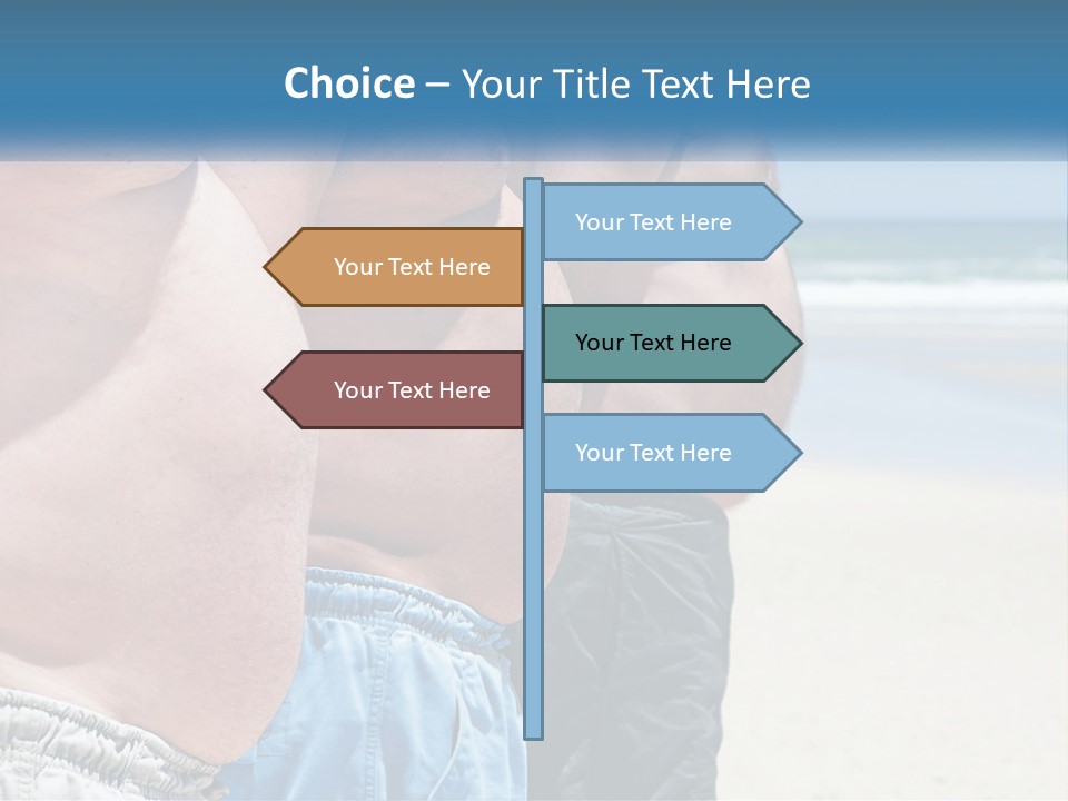 Model Blue Sky Loan PowerPoint Template