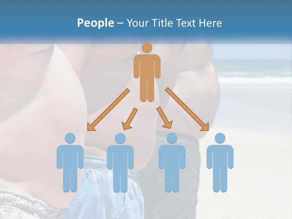 Model Blue Sky Loan PowerPoint Template