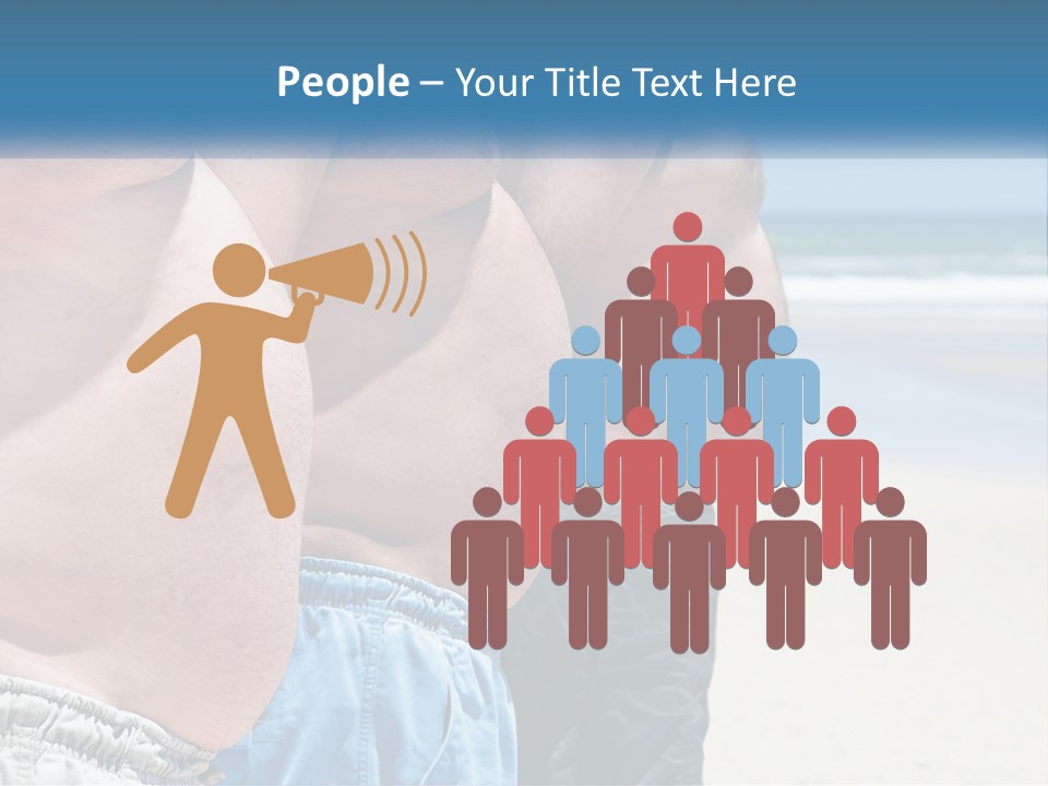 Model Blue Sky Loan PowerPoint Template