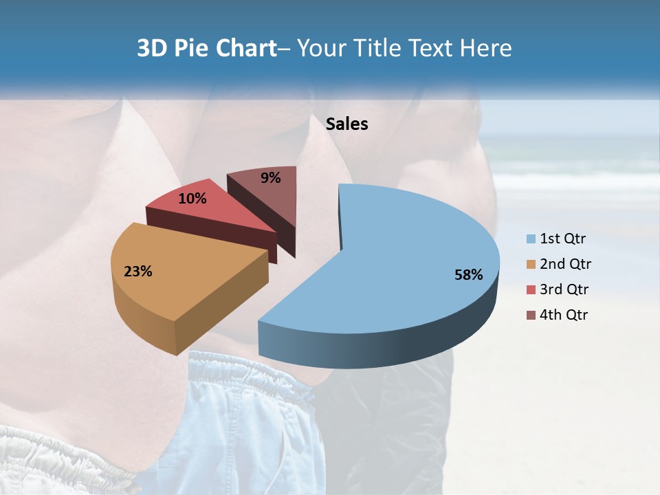 Model Blue Sky Loan PowerPoint Template