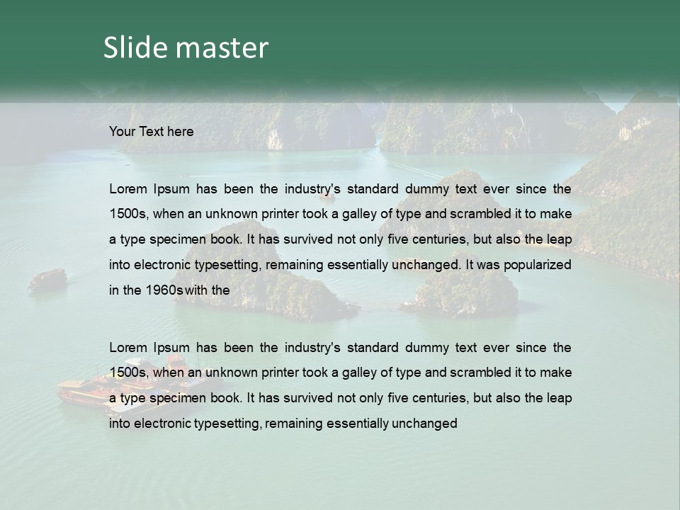 Cloud Leaf Small PowerPoint Template