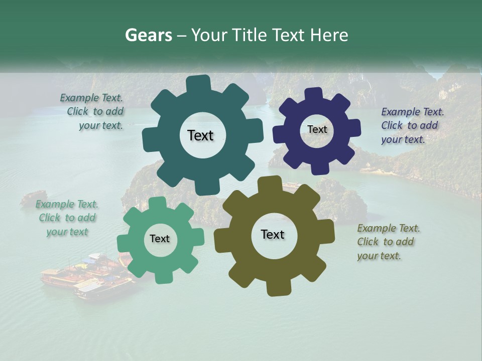 Cloud Leaf Small PowerPoint Template